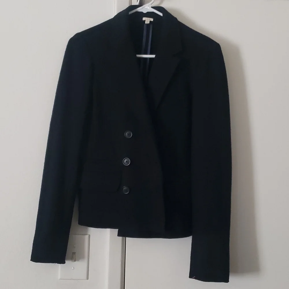 J.Crew Black Tailored Blazer Workwear Academia